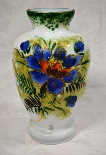 Vintage opaline glass - glass, vase