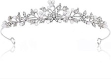 Flower Rhinestone Pearls