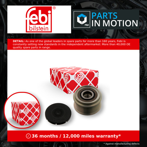 Overrunning alternator pulley - overrunning,