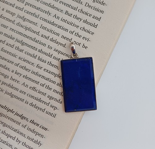 Handmade lapis lazuli - handmade, heart