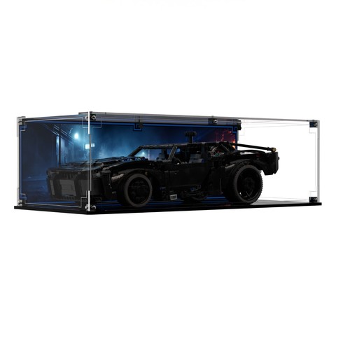 Brick display case for - brick, in