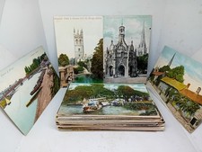 Job Lot Bulk 65 Interesting Used UK Vintage  Postcards 1900s - 60s 