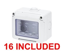 GEWISS, 3 GANG WEATHER PROOF SWITCH ENCLOSURES x 16 - NEW NEW NEW