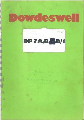 Dowdeswell dp7 d1 plough - dp7,