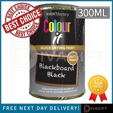 BLACKBOARD BLACK MATT PAINT