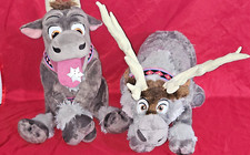 Frozen Reindeer Sven Plush Disney Store Large Doll 16” Stuffed Animal Toy  x 2