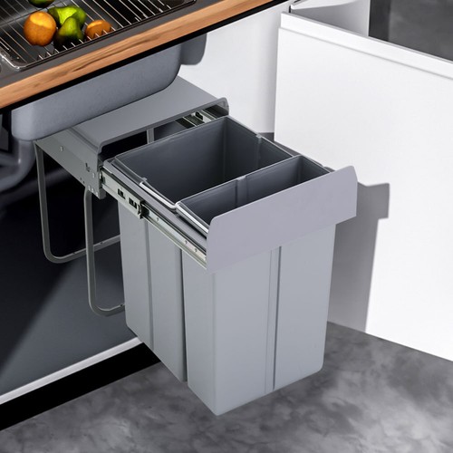 Pull out recycle waste bin - pull,
