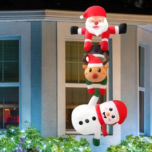 Christmas inflatable santa - christmas,