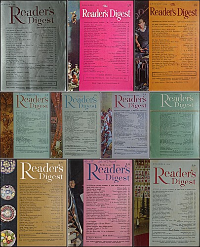 Readers digest magazines - readers,