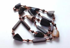 Retro Vintage Wood And Horn