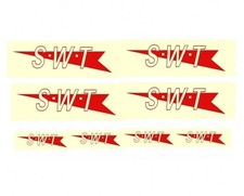 MODEL BUS WATERSLIDE TRANSFERS