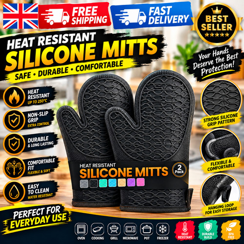 Oven gloves silicone - oven,