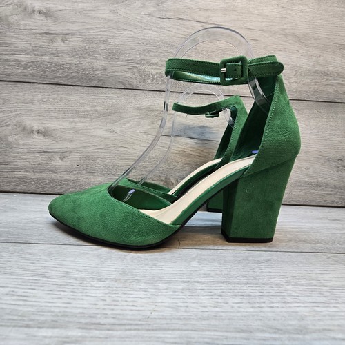 Womens green faux - green,