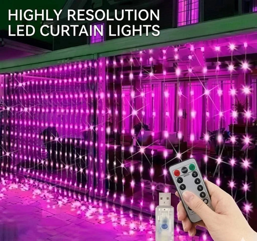 300 led curtain fairy - 300,