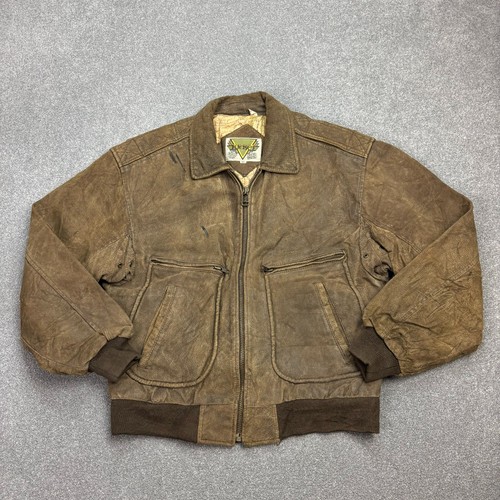 Leather flying jacket - flying,