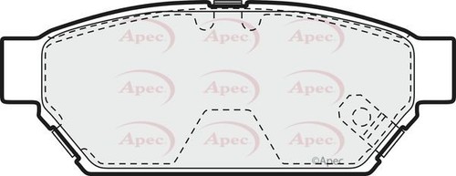 Apec rear brake - apec, pad