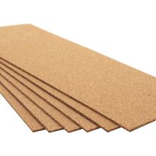 HIGH DENSITY CORK ROLL / SHEET - 6 ROLLS - 915mm x 305mm - 2 mm THICK CORK.