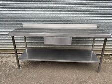 Table/ Prep stainless steel W180cm / catering/ Commercial