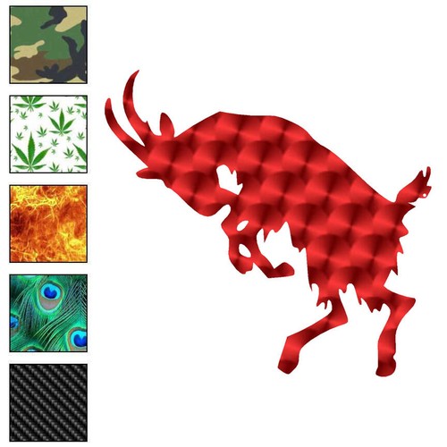 Billy goat vinyl decal - goat,,