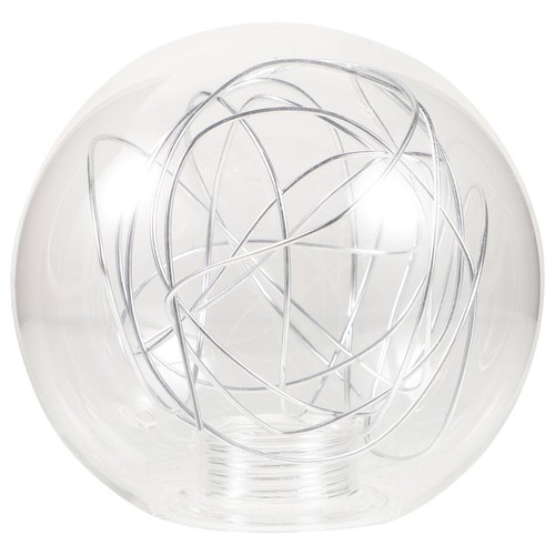 Glass globe lamp - shade, modern