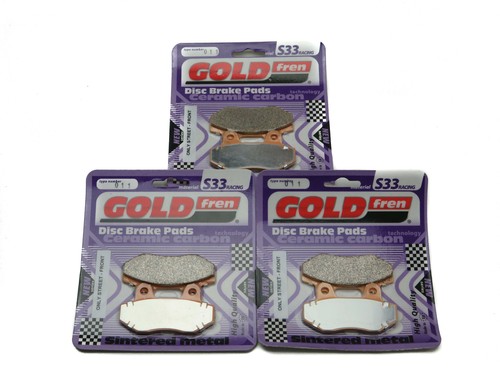 Goldfren s33 brake pads - pads, front
