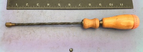 Vintage archimedes hand - hand, drill