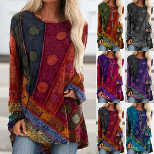 Ladies loose long - ladies, boho