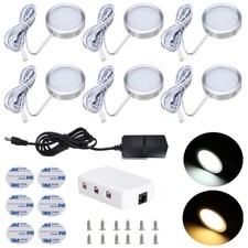 3/6PCS Mains LED Kitchen Under