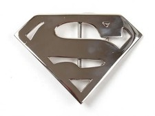 Superman Belt Buckle - Chrome