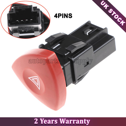 Hazard warning switch button - hazard,