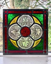Stained Glass Window Panel