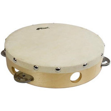 10" Wooden Tambourine - Single