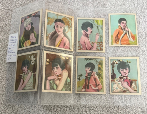 China tobacco cards 1930 - tobacco,