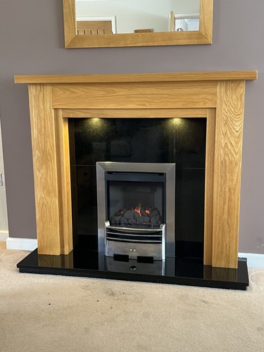 Flavel gas fire with - gas,