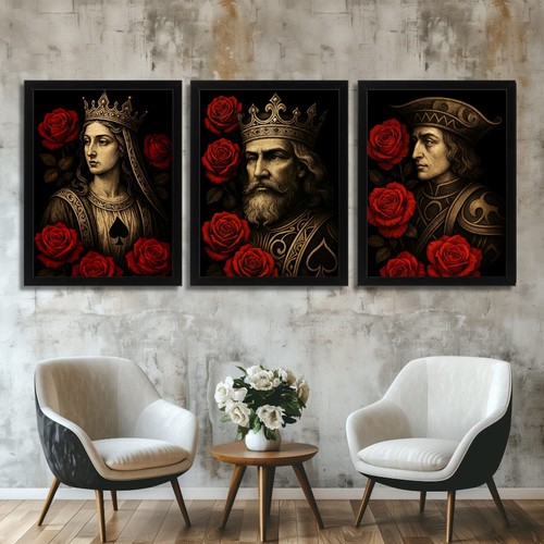 King queen jack spades - queen, of