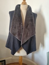 Laura Ashley Black Faux Fur