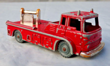 Husky Simon Snorkel Fire Engine Diecast Vintage 1960s Red Truck Great Britain