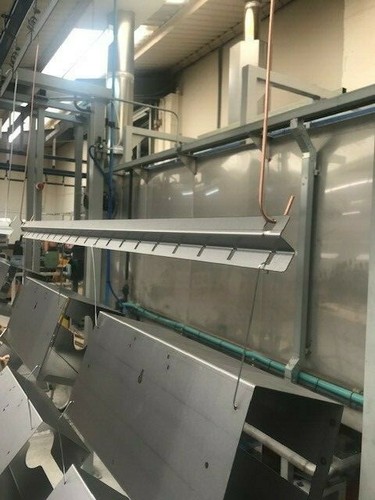 Powder coating over head - coating,