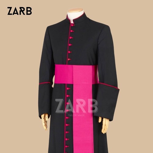 Black bishop cassock - black,
