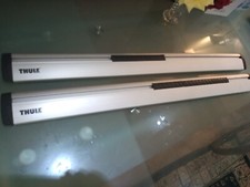 Thule Wing Roof Bars, Silver, 945mm length, suit small car / trailer etc