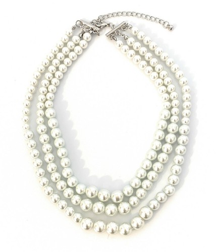Womans faux pearl layer - 3,