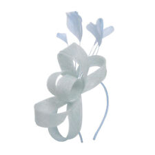 Sinamay Looped Feather