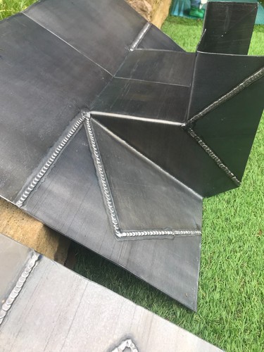 Chimney back - (lead, work)