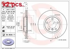 X2 PCS FRONT BRAKE DISC ROTOS