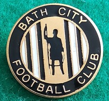 VINTAGE Bath City FC Enamel Badge (1980s) - SOMERSET  NON-LEAGUE 