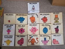 16 Vintage Mr Men books (13x
