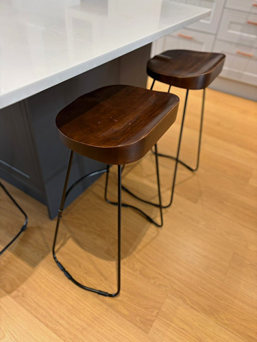 Set bar stools walnut - of,
