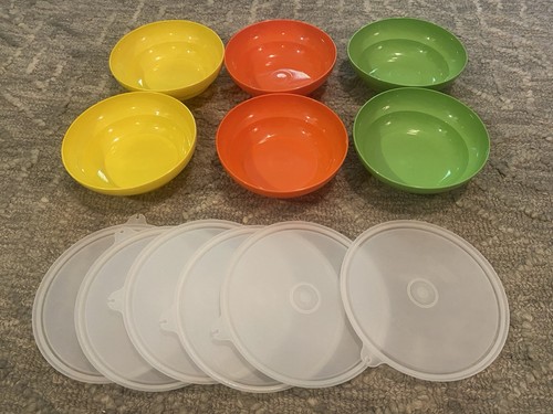 Tupperware cereal bowls lids - &,