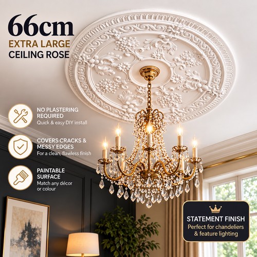 66cm ceiling rose - 66cm,