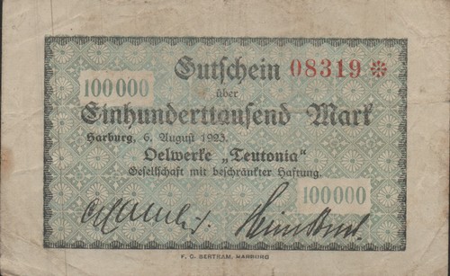 Harburg oelwerke teutonia - oelwerke,